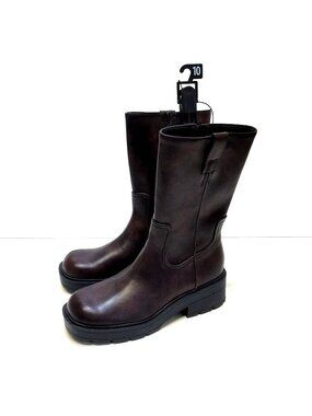 No Boundaries Lug Pull On Side Zip Boot 2.2" Heel True To Size WMNS US Sz 10 NWT